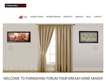 Tablet Screenshot of furnishingforum.com